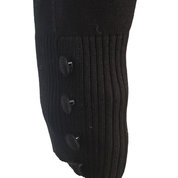 Retrology‎ Black Turtleneck Sweater Long Sleeve Pull On Size PM - Picture 9 of 11